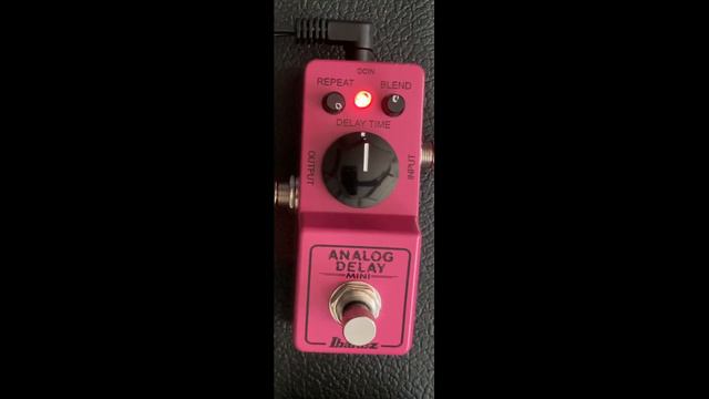 How to use an Ibanez Analog Delay Mini Pedal ADMini