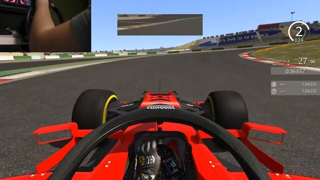 F1 2021 Ferrari SF21 Charles Leclerc Onboard Portugese GP | Assetto Corsa |  Thrustmaster T150 Cam