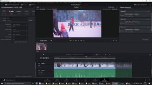 DaVinci Resolve конвертировать логарифмическое видео S Log, F/C в Rec709. Если нет видео или звука