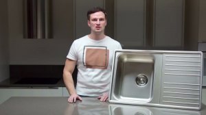 мойка из нержавеqrb стали с крылом