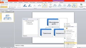 Объект SmartArt PowerPoint макет Иерархия