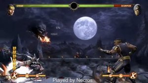 MK9 PC Cyrax 56% 1 bar combo