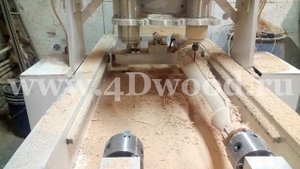 Фрезеровка гнутой ножки кабриоль