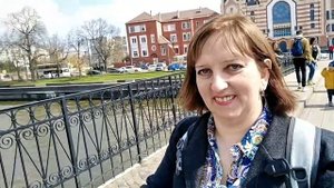 Дедушка хомлин на медовом мосту в Калининграде #хомлин