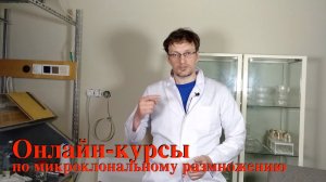 [103] Онлайн-курс по микроклональному размножению растений