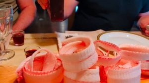 Строганина в ресторане Махтал