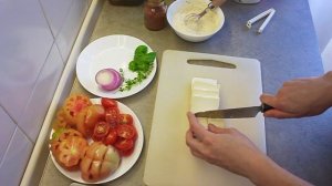 Быстрая галета с помидорами и сыром / Галета на слоёном тесте / Пирог за 15 мин /quick galette