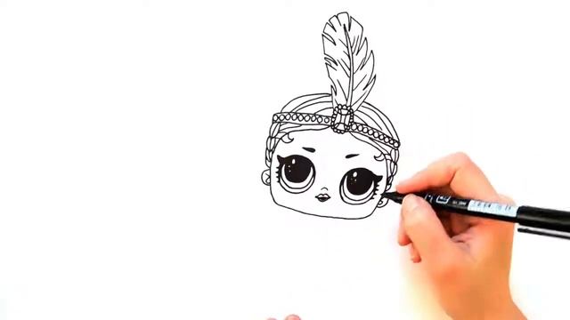 Как нарисовать куклу ЛОЛ Шоубэйб Showbaby смотреть онлайн