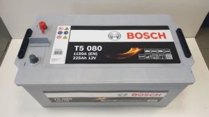 Аккумулятор BOSCH T5 12V 225Аh 1150А для грузовых автомобилей 0092T50800