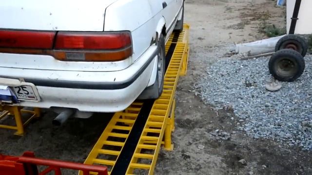 Эстакада мобильная автомобильная - сборка за 3 минуты.