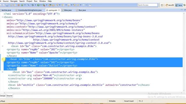 Spring- AutoWiring By Constructor Case -2 смотреть онлайн