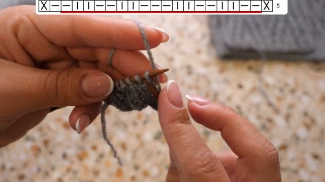 Двухсторонний теневой зигзаг спицами ⚔ Double-sided zigzag knitting pattern.mp4 смотреть онлайн