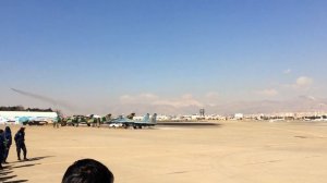 Iranian air show at Mehrabad airport