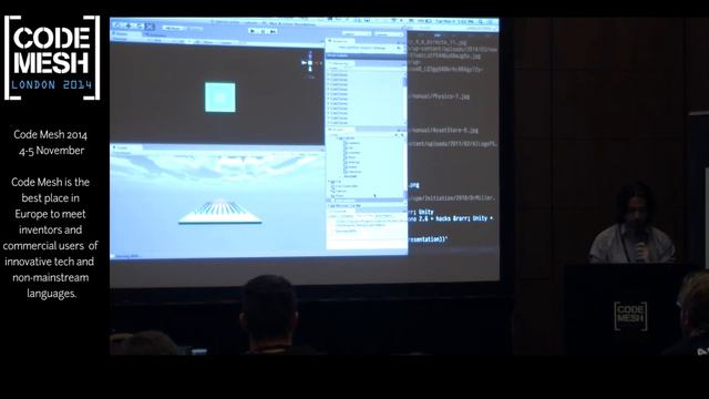CodeMesh 2014 - Ramsey Nasser and Tims Gardner - Arcadia: Functional Video Game Development (...) смотреть онлайн