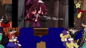 • Aftons react to ELIZABETH AFTON Part 1/4 || Ft. Aftons || Gacha x FNAF || Drama •