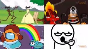 Multimix  - Asdfmovie, Among US - Animation 2, Lego Mixels and Siren Head - Wedding