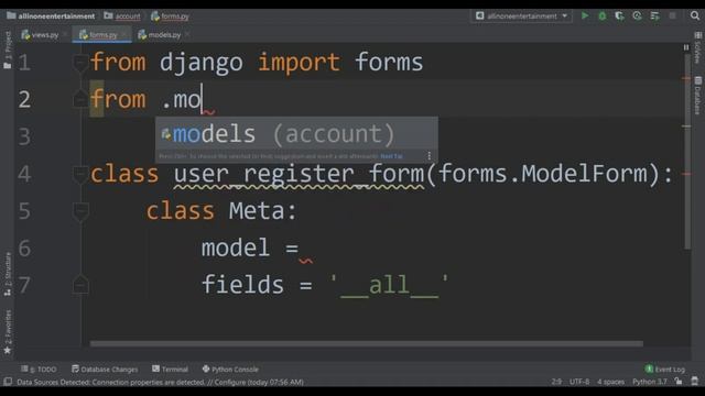 Django Custom UsercCreationForm | Django OneToOneRelation With User Model | All In One Code смотреть онлайн