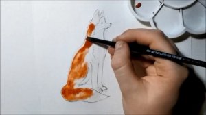 КАК НАРИСОВАТЬ ЛИСУ ПОЭТАПНО! рисуем лисичку how to draw a Fox