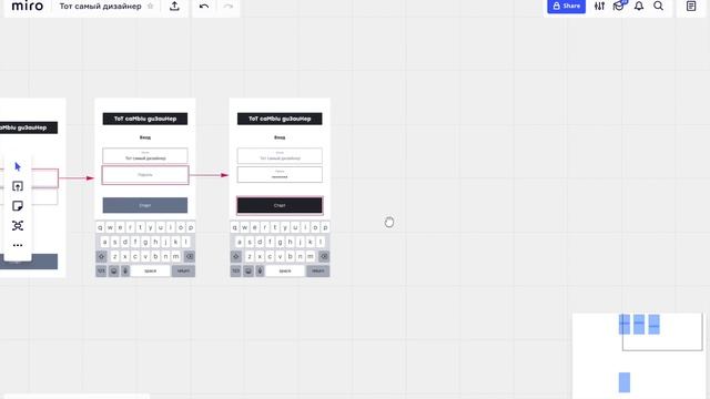 Как создать userflow в miro