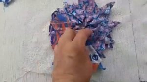Коврик из лоскутков #коврик#вязание_ковриков#пэчворк #diy