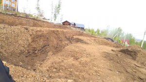 Строительство дома на участке с большим уклоном