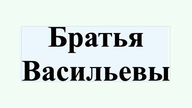 Братья Васильевы