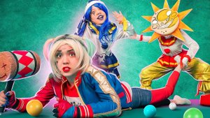Sundrop and Moondrop Harley Quinn fans! Xenia became the FNAF Moon!