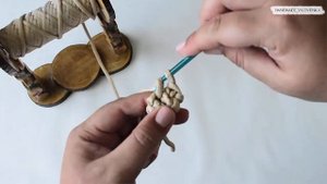 Ручки для сумки. Вязаный ремешок крючком из шнура