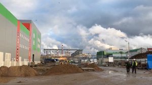 Первый окорочный барабан ДПЦ