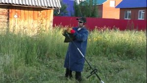 Подготовка участка к строительству гаража.
