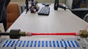 Первое растяжение трубы HiPex на 300%. Испытание на прочность трубы и соединения