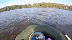 Рыбалка на боковой кивок с лодки в воскресное утро!!!