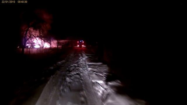 Возгорание дачного дома в Колодищах