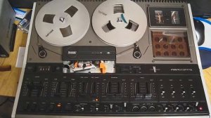 Работа HI-END бобинного магнитофона Philips N4422