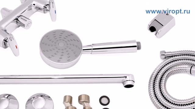 СМЕСИТЕЛЬ ДЛЯ ВАННОЙ FRAP G2231 "ЛЮКС" смотреть онлайн