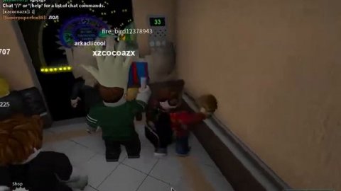 Roblox/Letsplay #4- БЕЗУМНЫЙ ЛИФТ!