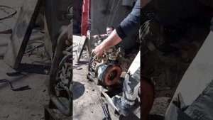 Старый дизель запуск