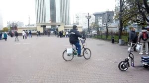 Показ электровелосипеда на базе рамы Teleport Light 2