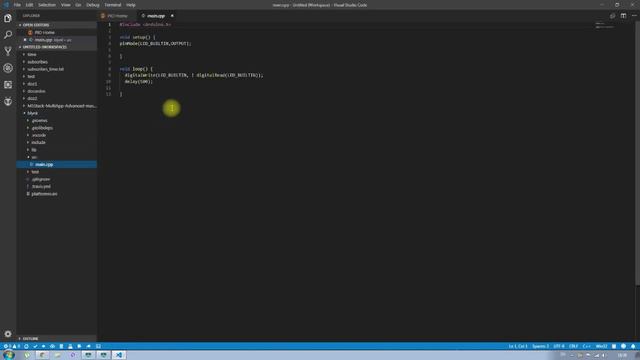 Переход и установка PlatformIO вместо Arduino IDE.