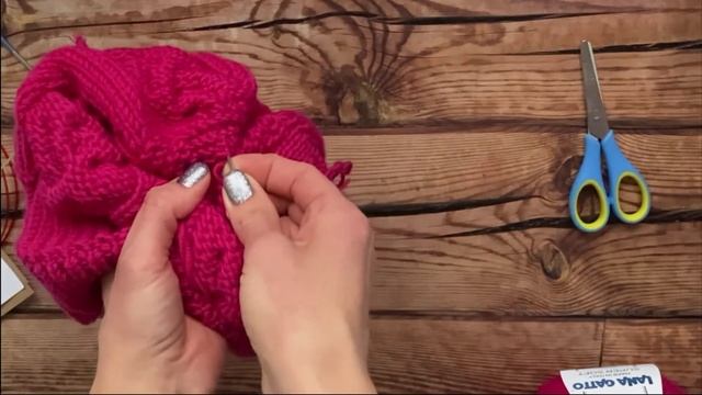 Как закрепить нить в конце вязания ∝ Как закончить вязание ∝ Как вязать шапку спицами по кругу