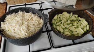 Овощное рагу с мясом. Нравится всем.