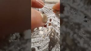 ✔?Филейное вязание крючком.Исправление ошибки при пропуске столбика без распускания ряда.