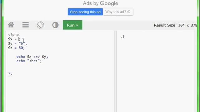 What is spaceship operator in hindi with example | spaceship operator in php | PHP tutorial | MsirG