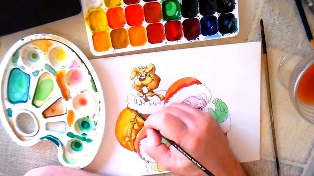 Как Нарисовать Деда Мороза. Нарисовать деда мороза легко. How to Draw Santa Claus смотреть онлайн