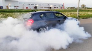 2007 E87 BMW 118d Manual, Stage 1|| Burnout