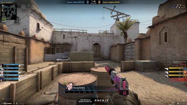 САМЫЙ БЫСТРЫЙ ЭЙС В МОЕЙ ЖИЗНИ В CS:GO НА FACEIT!!! DUST 2