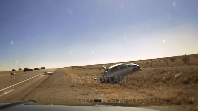 Drive By Shooting Suspect Flips Car During Pursuit смотреть онлайн