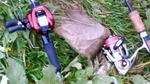 Шимано Scorpion-XT1001.Рыбалка.Мультипликатор. Сравнение кастинговой снасти и безинерционной