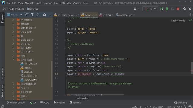 Express JavaScript Tutorial #05 - Statische Ordner