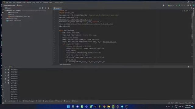 Python and OpenCV Based Face Tracking System Using Arduino смотреть онлайн